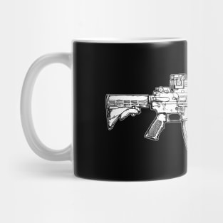 m4 carabine Mug